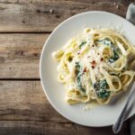 Spicy Spinach Alfredo Pasta_done