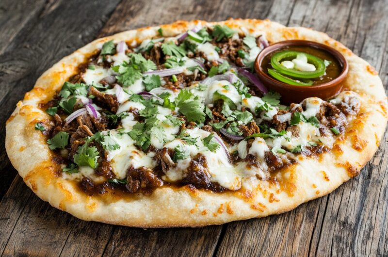 Birria Flatbread Pizza