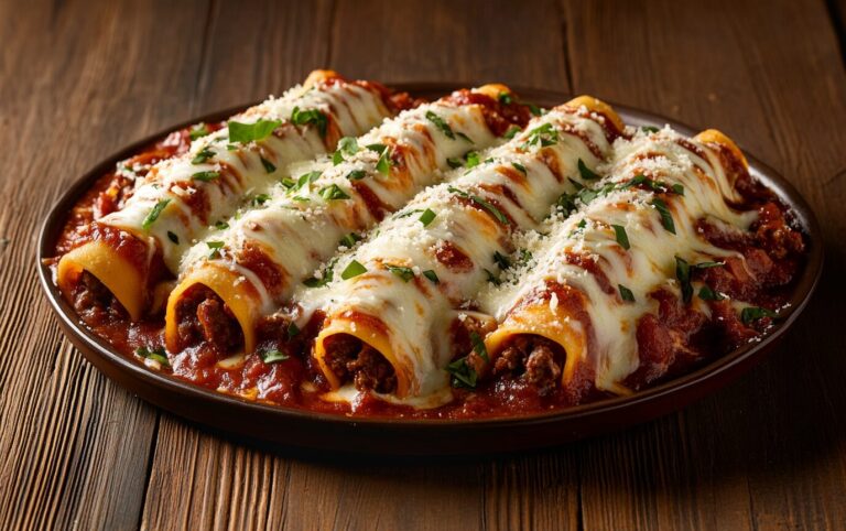 Cheesy Beef Stuffed Manicotti_post4