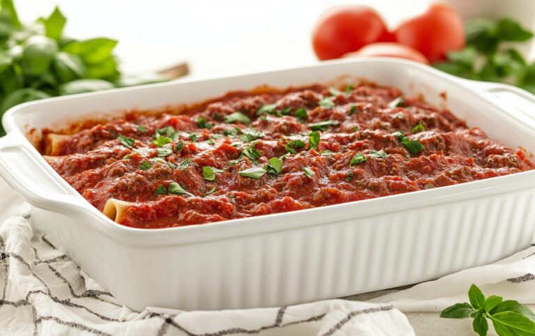 Cheesy Beef Stuffed Manicotti_post2