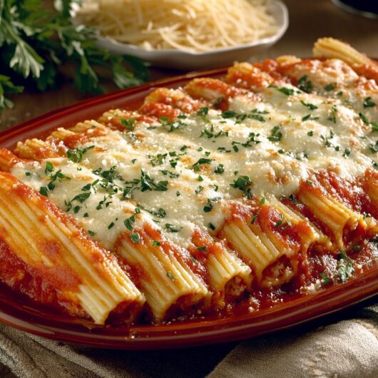 Cheesy Manicotti Bake 8 Classic Baked Manicotti_done