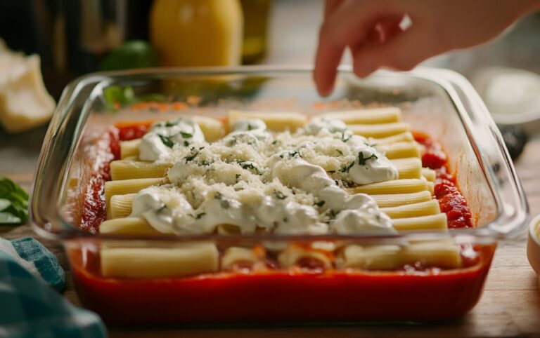 Cheesy Spinach Stuffed Manicotti_post5