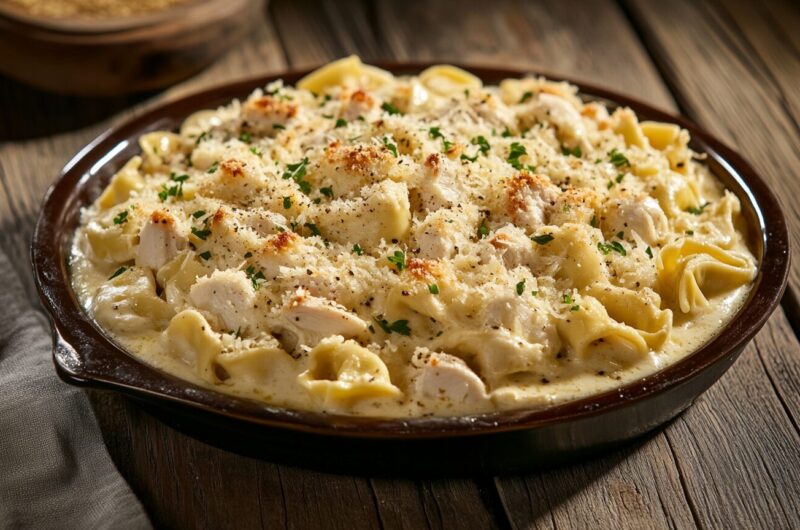 Creamy Chicken Tortellini Bake 3 Creamy Chicken Tortellini Bake