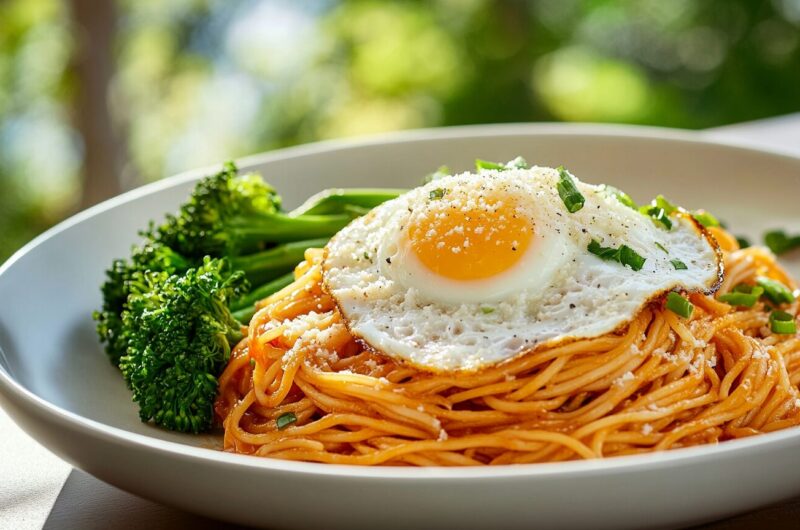 Cheesy Asian Garlic Noodles 3 Cheesy Asian Garlic Noodles