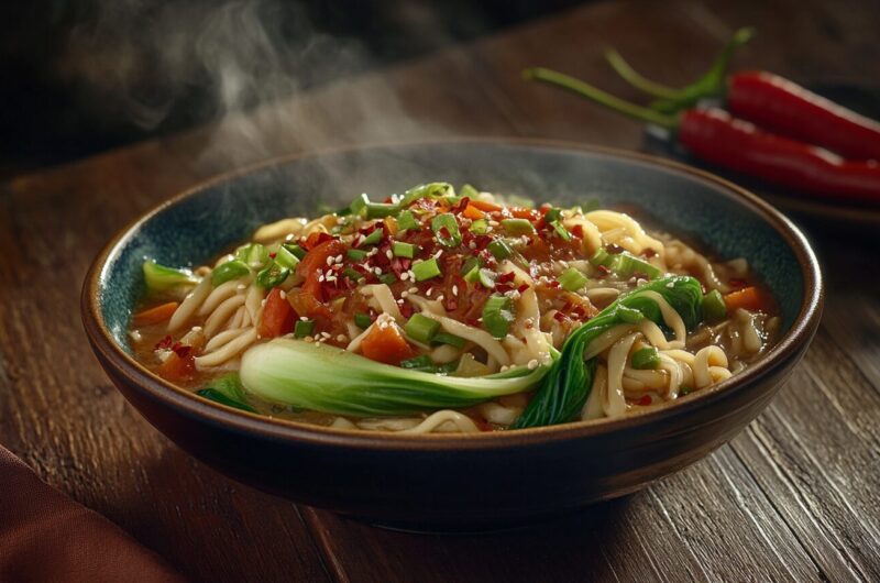 Fiery Garlic Noodle Bowl 3 Fiery Garlic Noodle Bowl