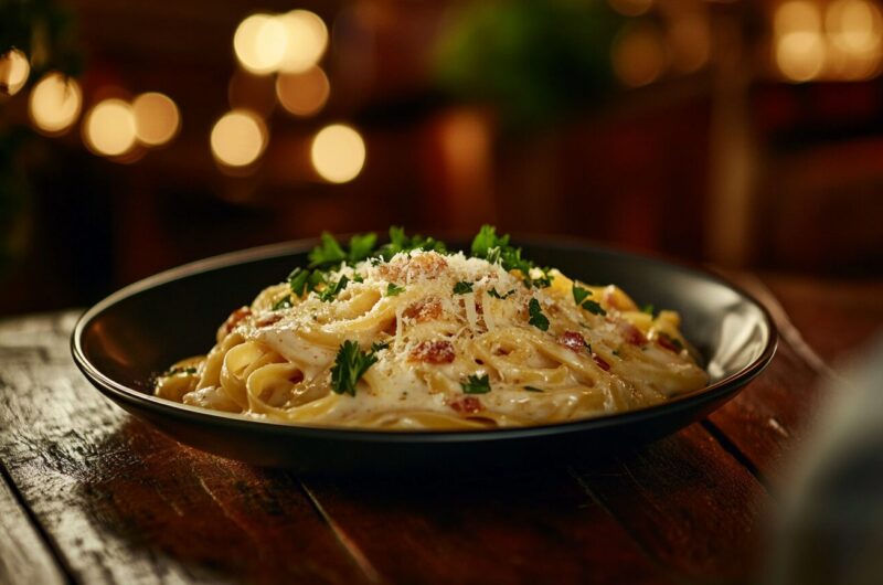 Creamy Garlic Parmesan Pasta
