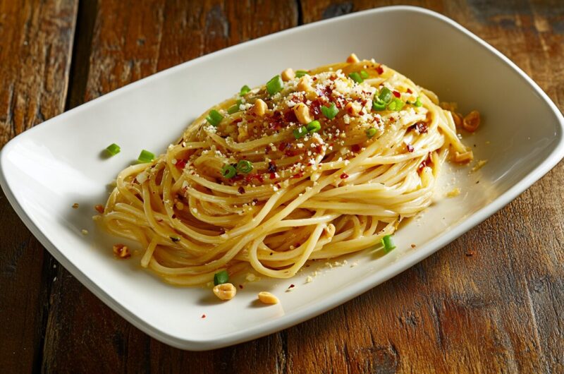 Tangy Garlic Sesame Pasta 3 Tangy Garlic Sesame Pasta