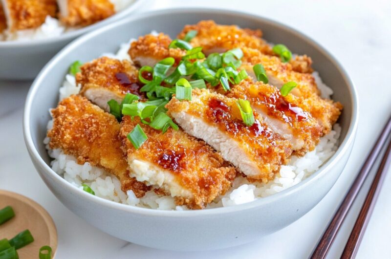 Crispy Chicken Katsu Rice Bowl