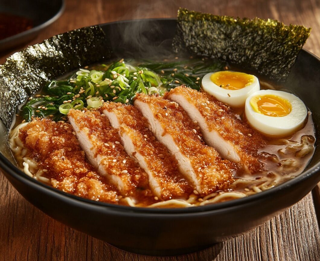Quick Spicy Miso Chicken Ramen
