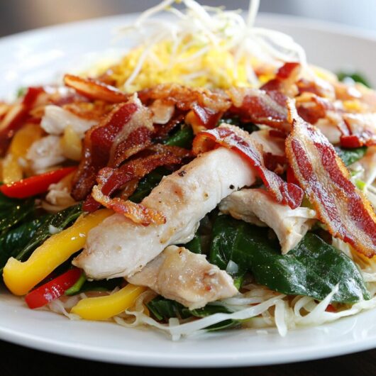 Quick Chicken Bacon Noodle Stir-Fry_done