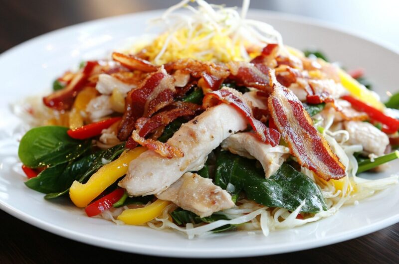 Quick Chicken Bacon Noodle Stir-Fry 3 Quick Chicken Bacon Noodle Stir-Fry