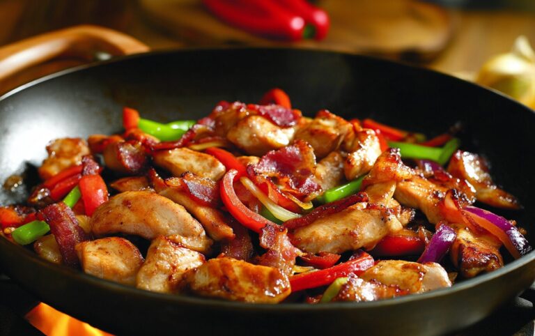 Quick Chicken Bacon Noodle Stir-Fry_post2 Quick Chicken Bacon Noodle Stir-Fry_post2