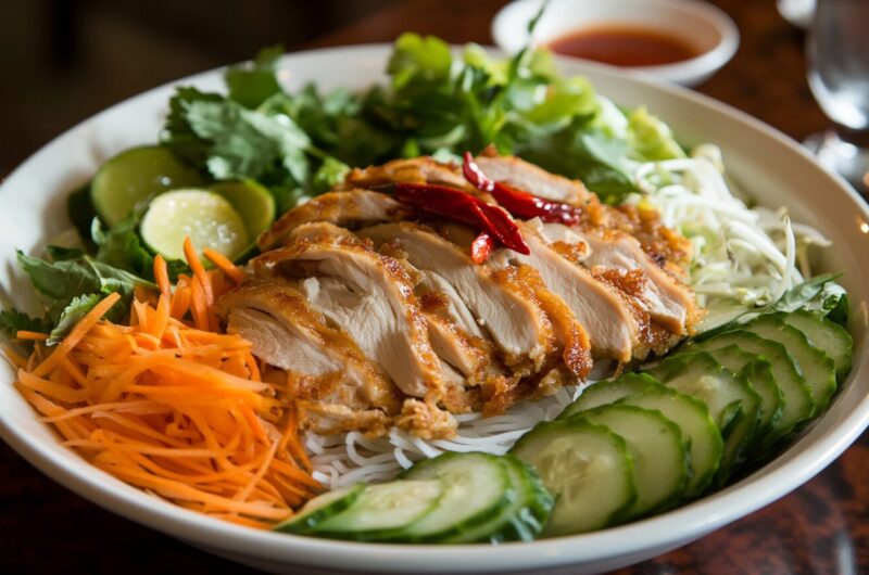 Lemongrass Infused Chicken Noodle Bowl