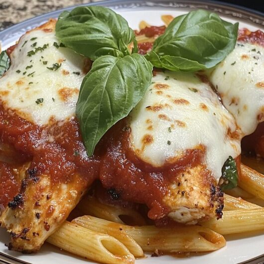 Pressure Cooker Chicken Parmesan Pasta_done