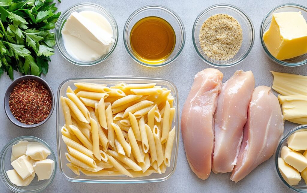 Pressure Cooker Chicken Parmesan Pasta_raw