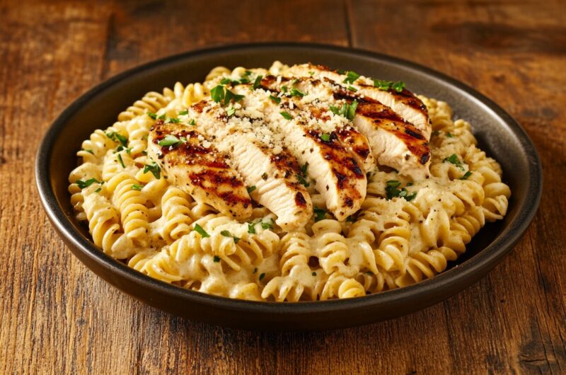 Creamy Garlic Parmesan Chicken Pasta