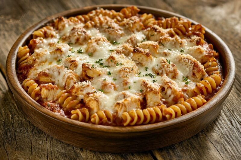Cheesy Chicken Pasta Bake 3 Cheesy Chicken Pasta Bake