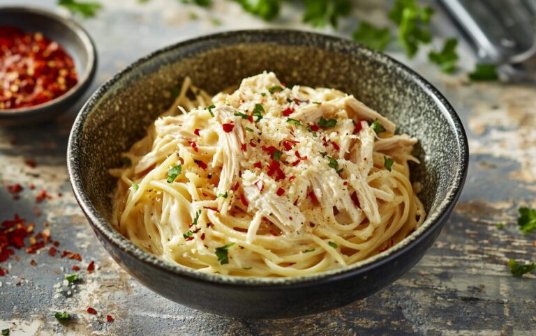 Slow Cooker Cheesy Chicken Pasta_post4