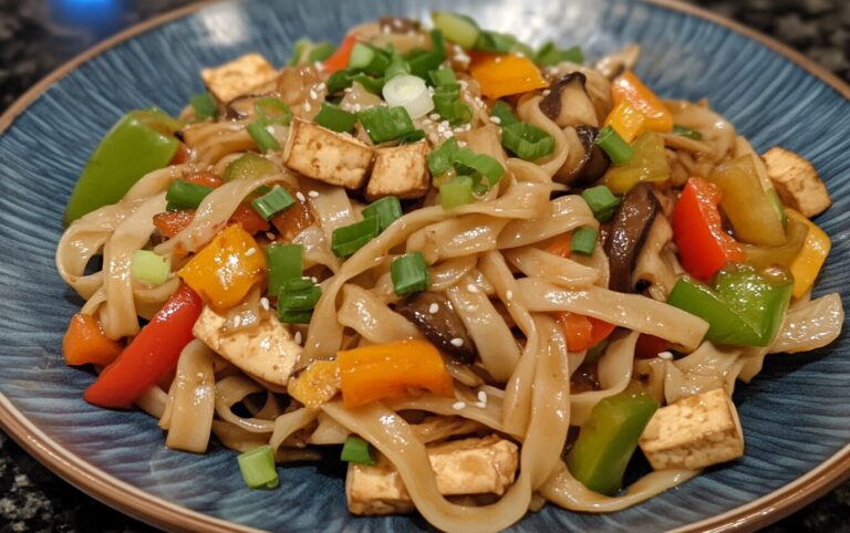 Vegetarian Flat Rice Noodle Stir-Fry_post5