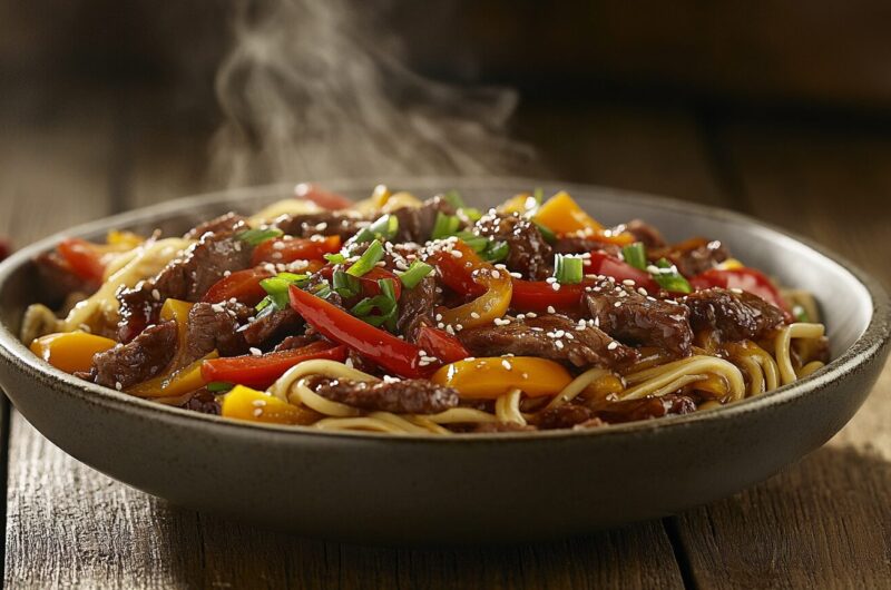 Beef and Noodle Stir-Fry