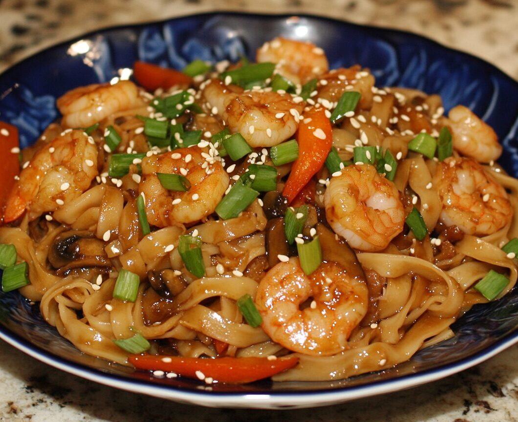 Shrimp & Noodle Saute