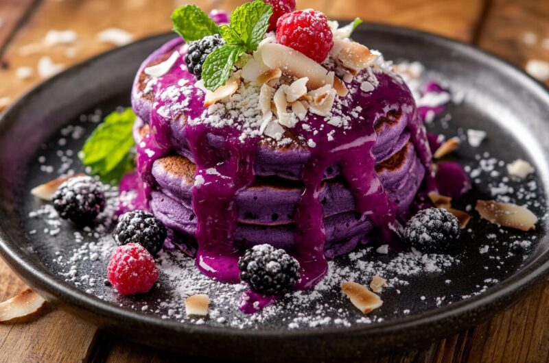 Purple Paradise Pancakes