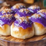 Purple Sweet Bread Rolls_done