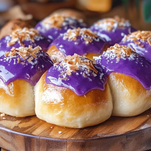 Purple Sweet Bread Rolls_done