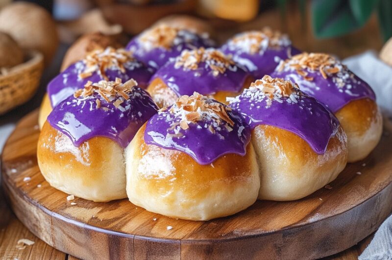 Purple Sweet Bread Rolls