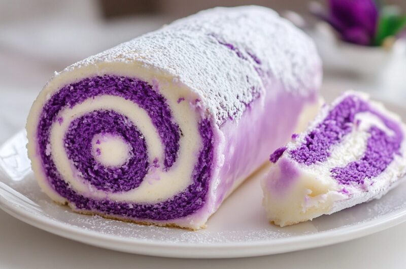 Ube Swiss Roll
