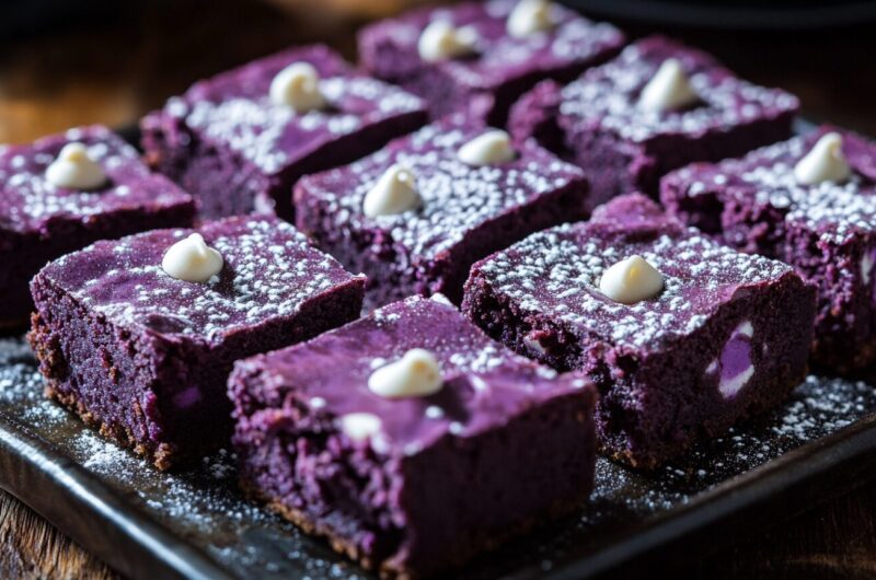 Purple Sweet Brownies