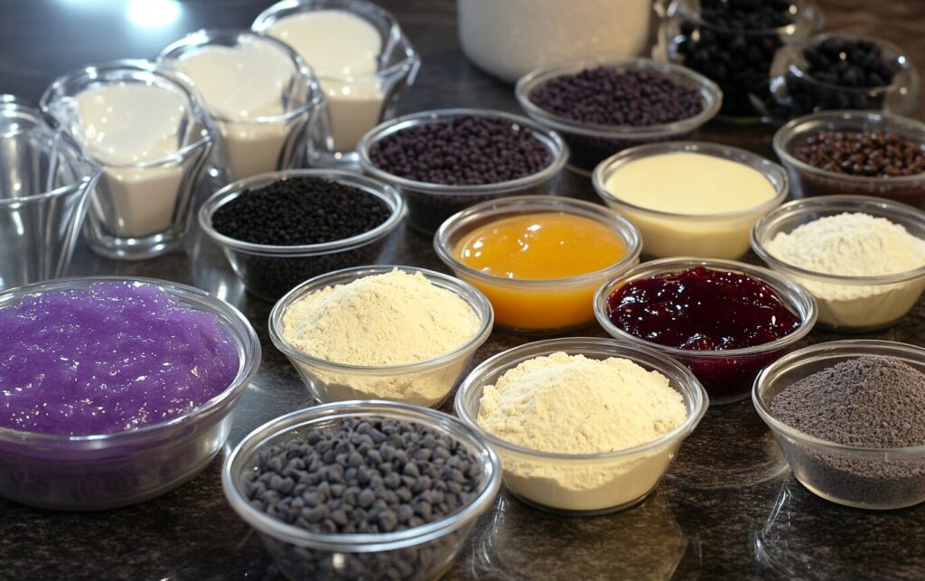 Purple Sweet Brownies raw