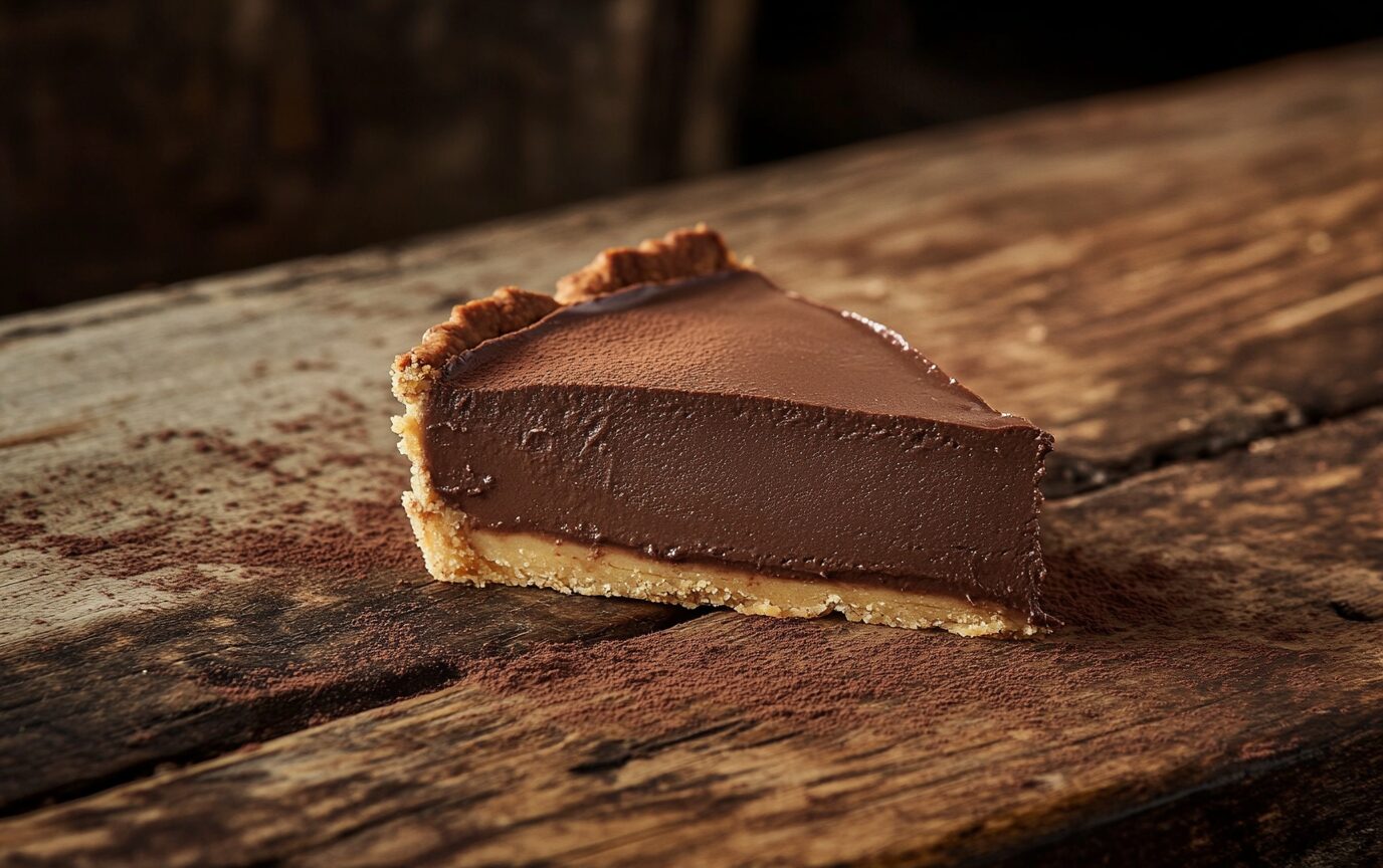 Silky Chocolate Pie SoyRice Kitchen