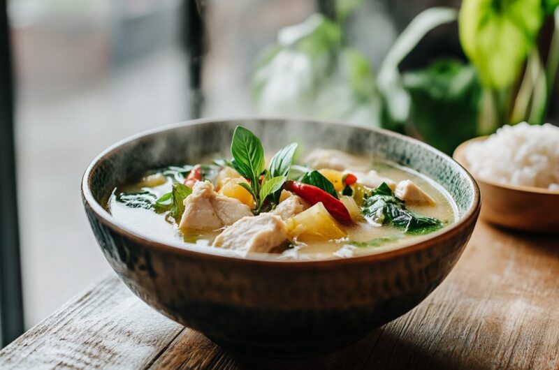 Filipino Ginger Chicken Soup - SoyRice Kitchen