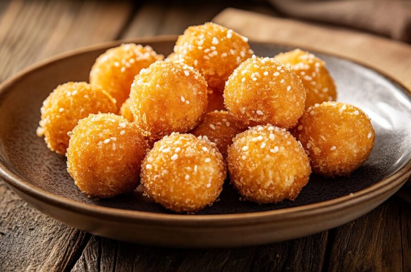 Sweet Mung Bean Rice Balls