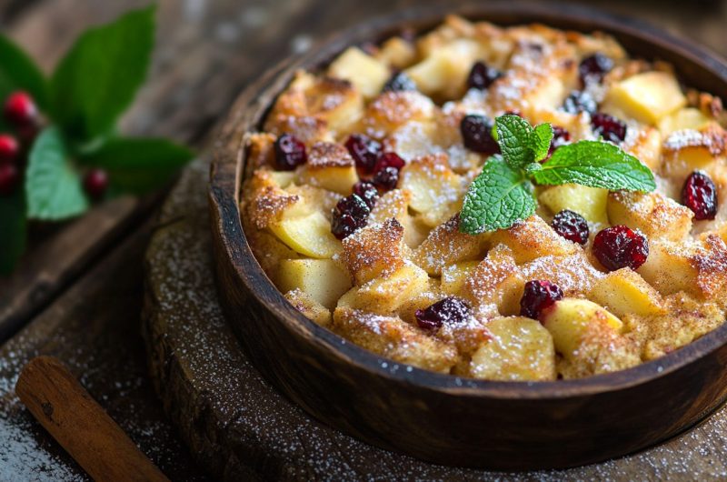 Apple Matzo Casserole