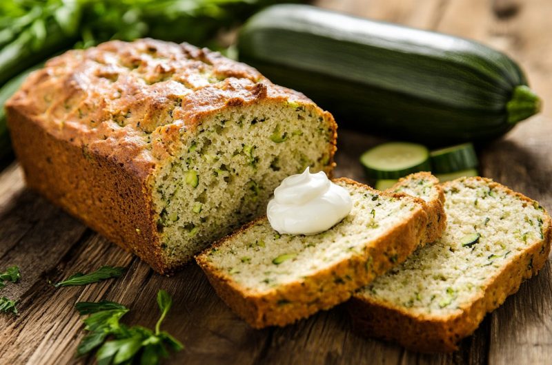 Moist Date Zucchini Loaf