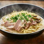 Spicy Pork Carbonara Ramen_done