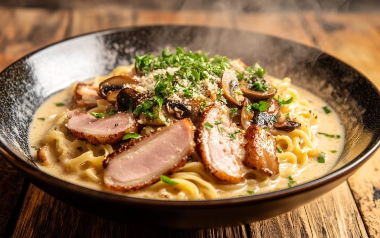 Spicy Pork Carbonara Ramen_done1 Spicy Pork Carbonara Ramen_done1