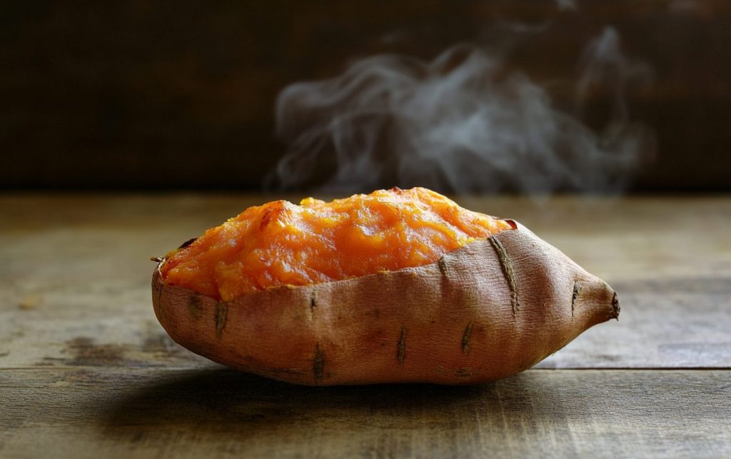 Baked Japanese Sweet Potatoes_done