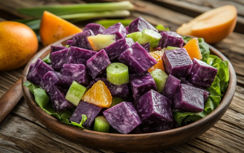 Vibrant Purple Sweet Potato Salad_doje