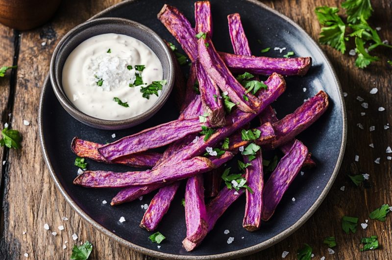 Crispy Purple Fries