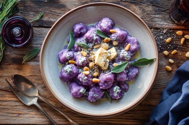 Purple Sweet Potato Gnocchi