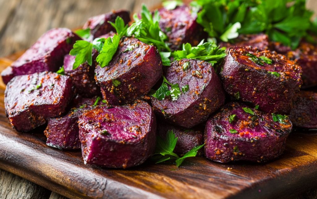 Herbed Purple Sweet Potato Roast_donee
