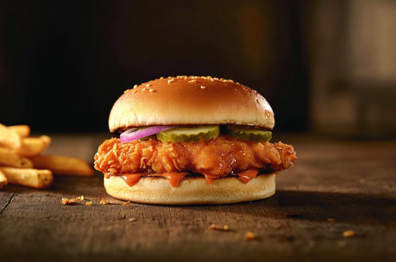 Spicy Honey Chicken Burgers