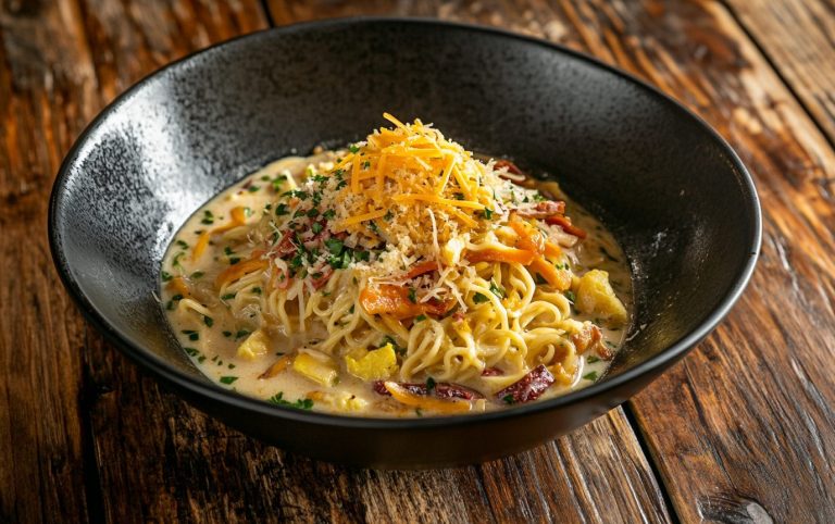 Cheddar Carbonara Ramen_post5