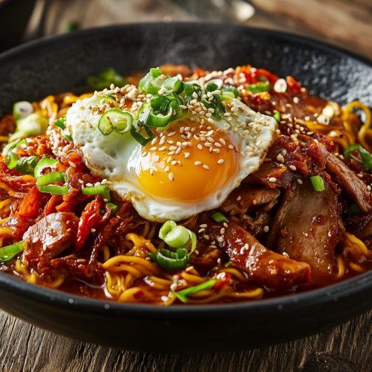 Kimchi Risotto with Parmesan and Sesame Oil 8 Korean Kimchi Pork Ramen_done1