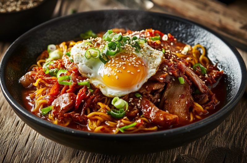 Korean Kimchi Pork Ramen