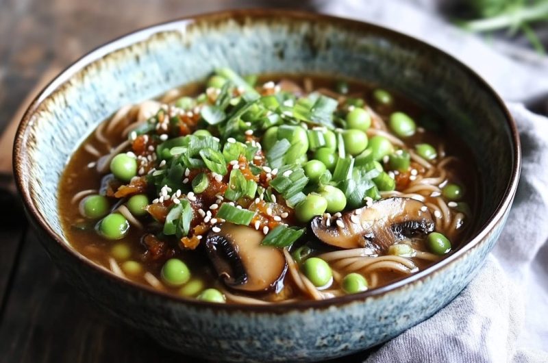 Portobello Kimchi Ramen