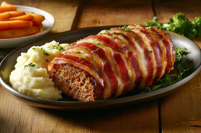 Crispy Bacon-Crusted Meatloaf